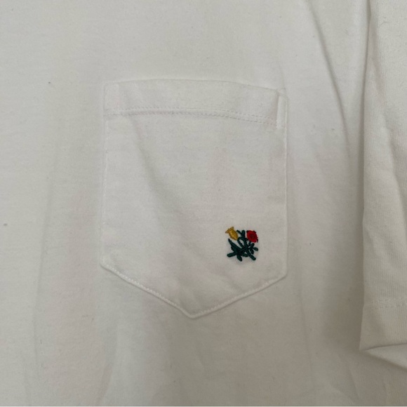 Aime Leon Dore Crest Pocket White Tee - Picture 3 of 6